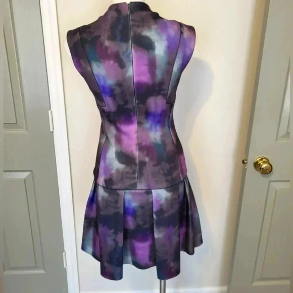 Rebecca Taylor Floral Haze Mock Neck Dress(2) - Picture 6 of 11